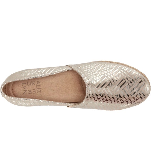 Naturalizer Thea light gold leather espadrille - Picture 8 of 8